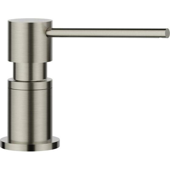 Blanco, Seifenspender + Seifenschale, LATO Spülmittelspender satin platinum Passend zu allen BLANCO-Küchenarmaturen Bequ...