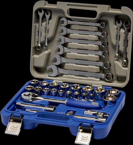 Produktbild Irimo SOCKET SET 1/2 33 PCS 8-32 10W (23 mm, 13 mm, 10  mm, 14 mm, 15 mm, 32 mm, 21 mm, 11 mm, 22 mm, 29 mm, 24 mm, 25 mm, 12 mm, 16 mm, 26 mm, 28 mm, 20 mm, 27 mm, 31 mm, 30 mm, 17 mm, 18 mm, 19 mm)