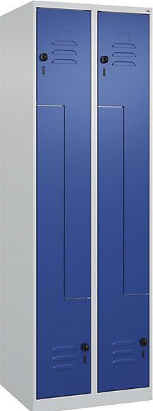 Gentian blue RAL 5010, Light grey RAL 7035