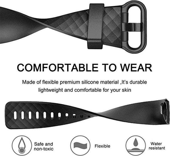 Immagine prodotto PhoneLook Polsino sportivo in silicone taglia S (Gomma / Silicone, 4, Charge 3)