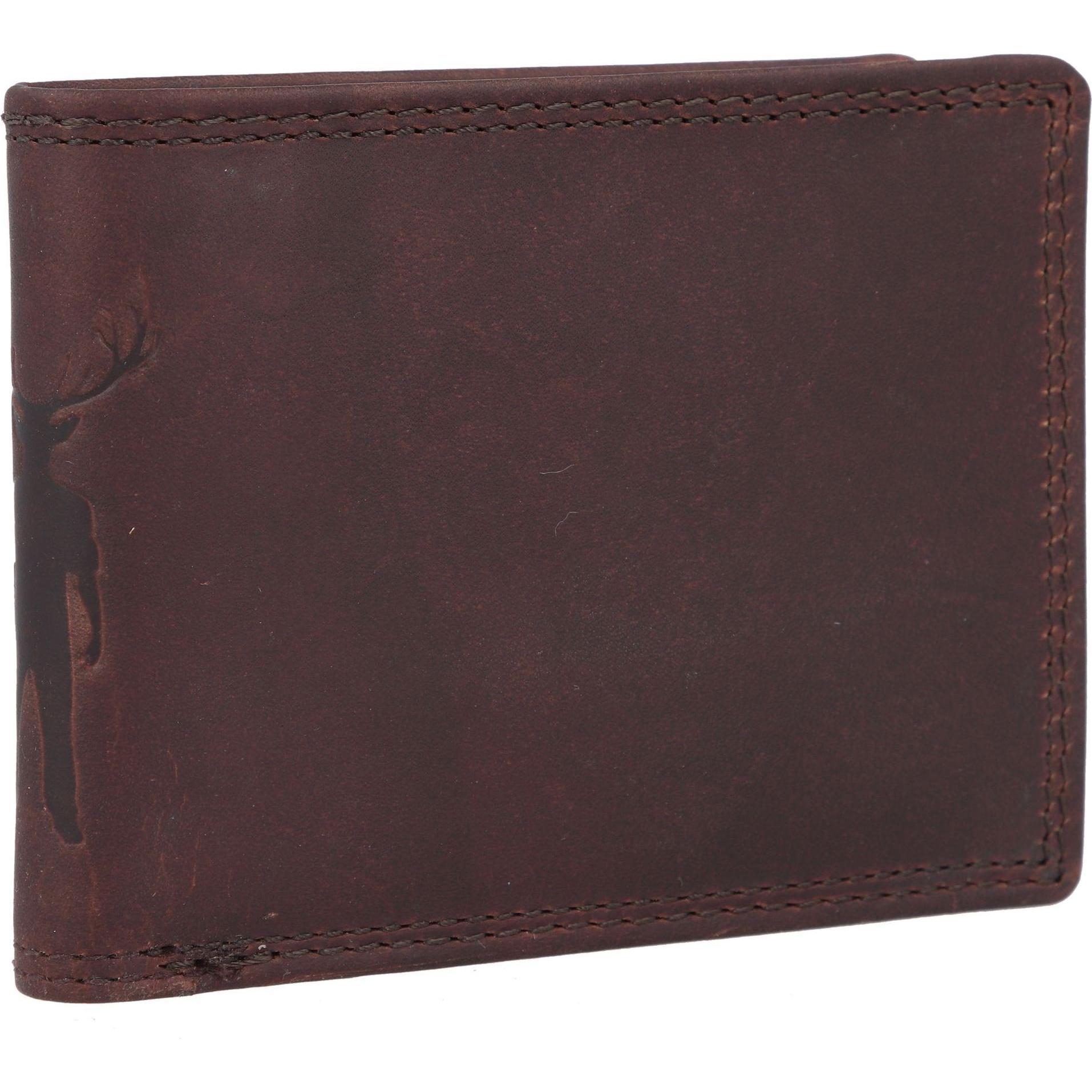 Thumbnail - Jack kinsky, Herren, Portemonnaie, Scheintasche quer klein, Braun