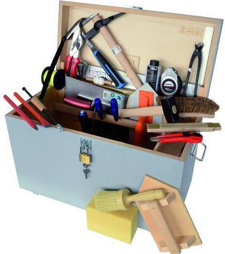 Produktbild BRW Maurer Werkzeugkiste (35 Teile)