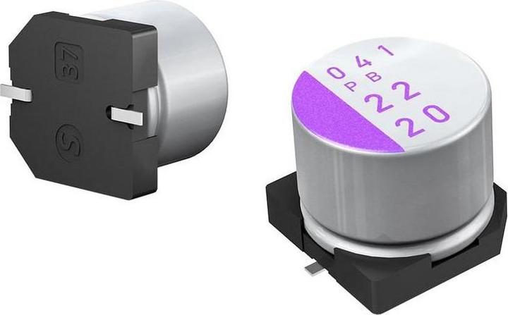 Panasonic Polymerkondensator 16V, 680uF