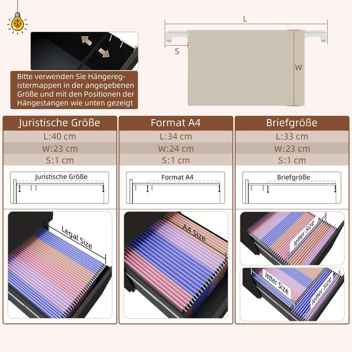 Immagine prodotto Vinsetto Piedistallo mobile con 2 cassetti con serratura
