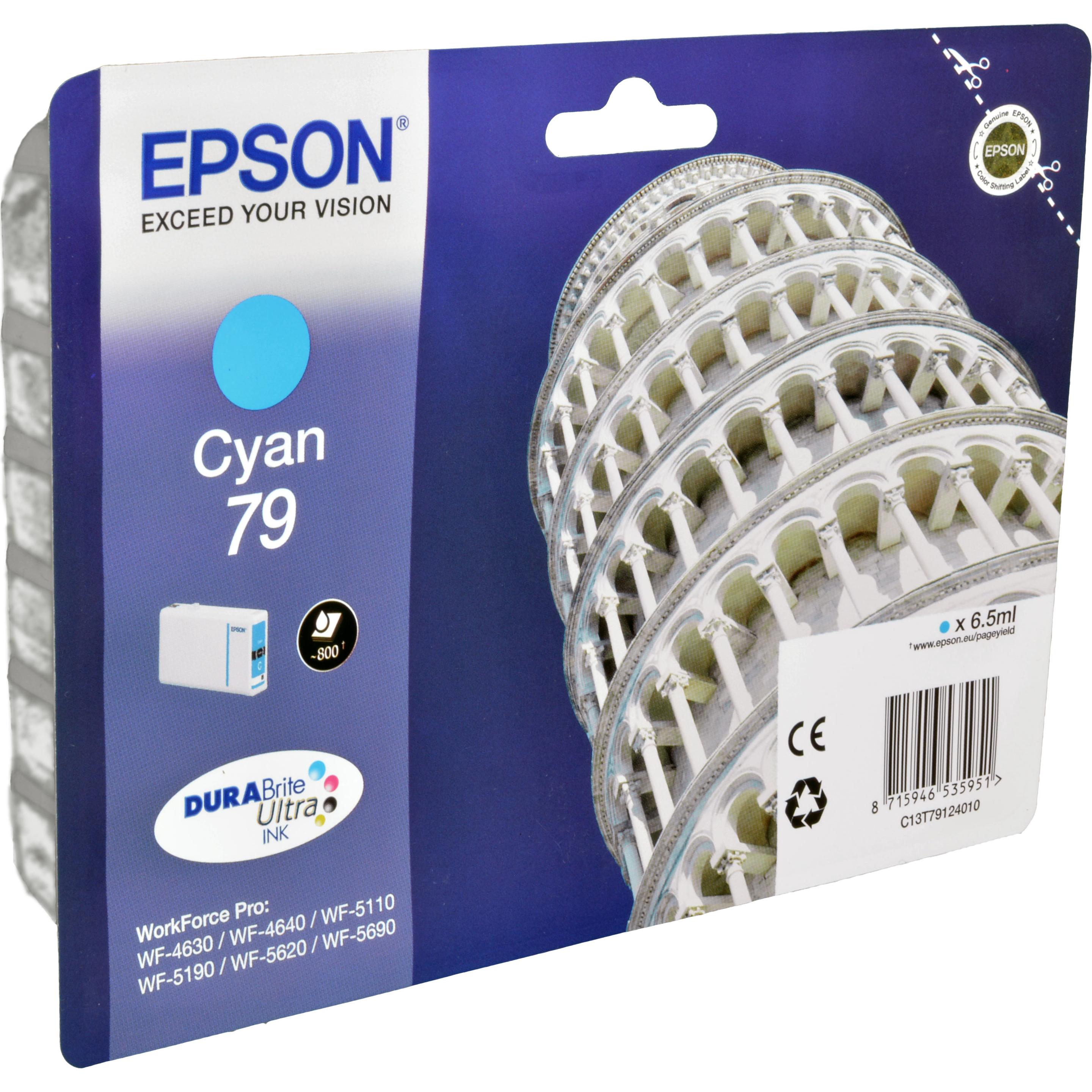 Epson, Druckerpatrone, 79 DuraBrite Ultra (C)