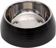 Produktbild PawLove Paw Love Melaminschüssel mit Stahlschüssel 350ml Schwarz (0.35 l)