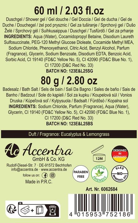 Produktbild Accentra Botanic Spa Geschenkset (Körperpflegeset)