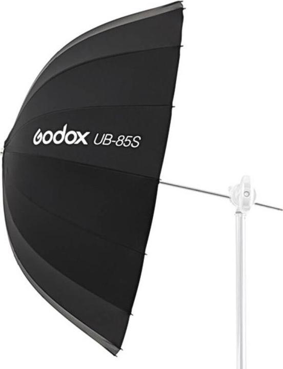 Productafbeelding Godox 85cm Parabolische Paraplu Zwart & Zilver (Reflector, 85 cm)
