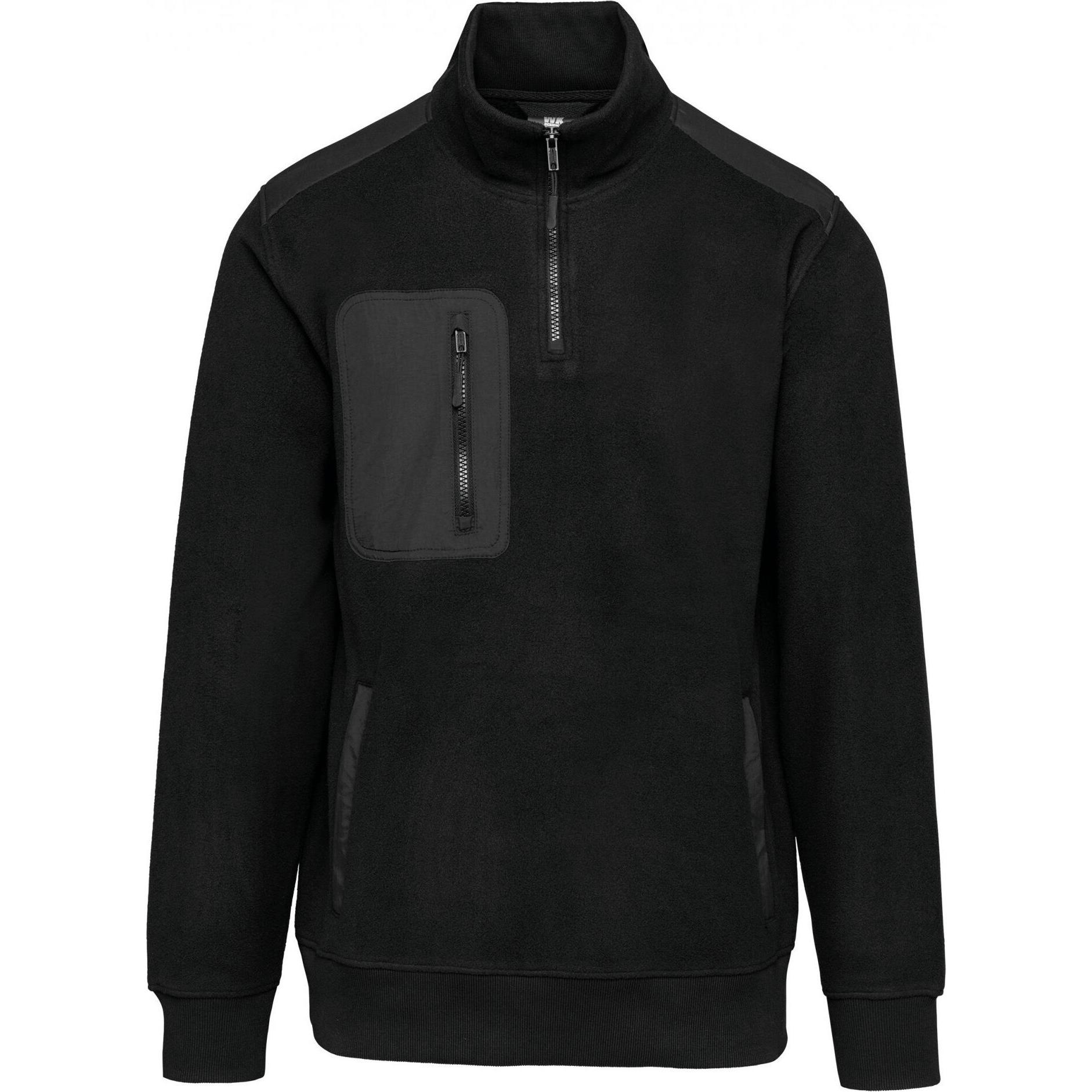 Kariban, Arbeitsjacke, Umweltfreundliches Fleece mit Reissverschlusskragen (S)