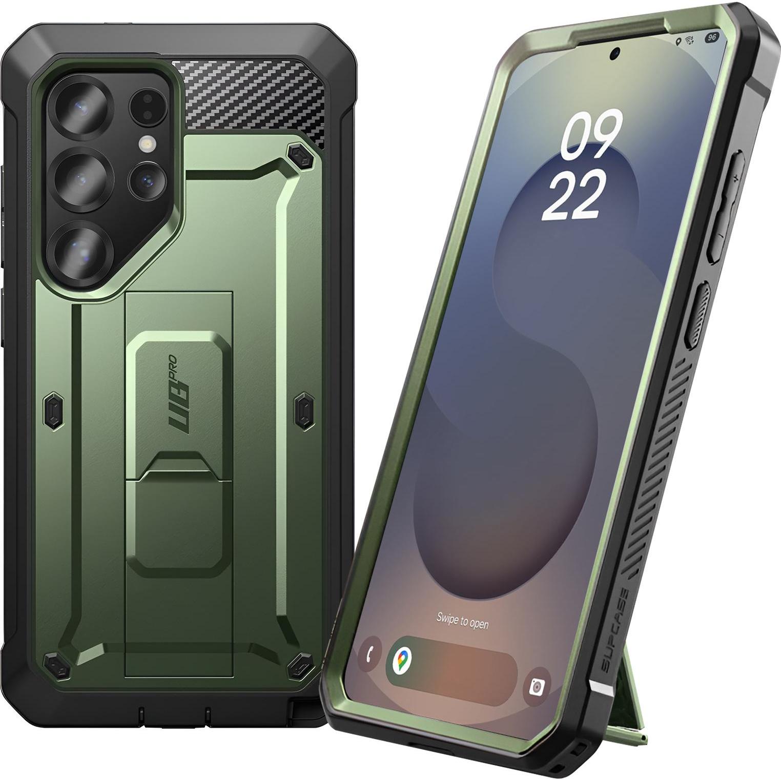 Supcase Unicorn Beetle Pro Rundum-Hülle (Samsung Galaxy S25 Ultra), Smartphone Hülle, Grün