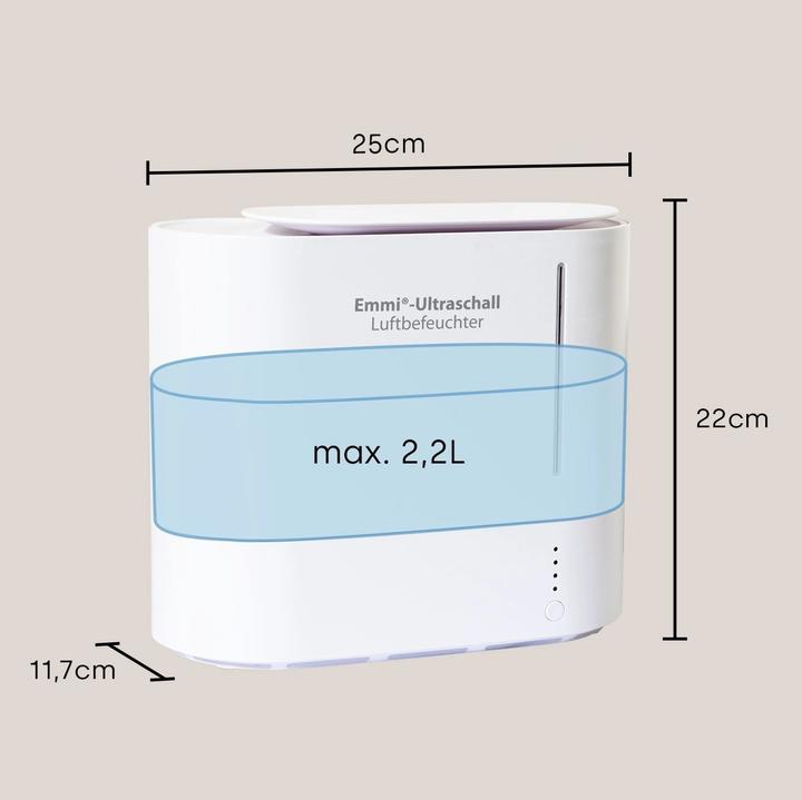 Immagine prodotto Emmi-dent Umidificatore a ultrasuoni ovale (50 m²)