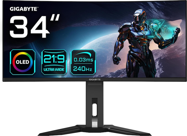 Gigabyte MO34WQC2 EK (3440 x 1440 pixels, 34")