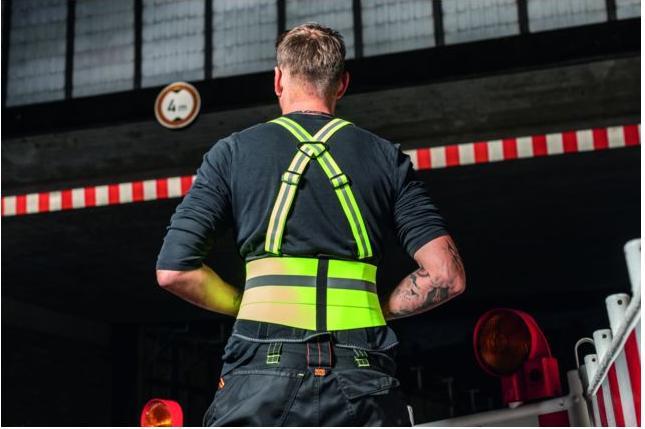 Image du produit Kneetek Ceinture de maintien dorsal High-Vis, jaune, type : XL