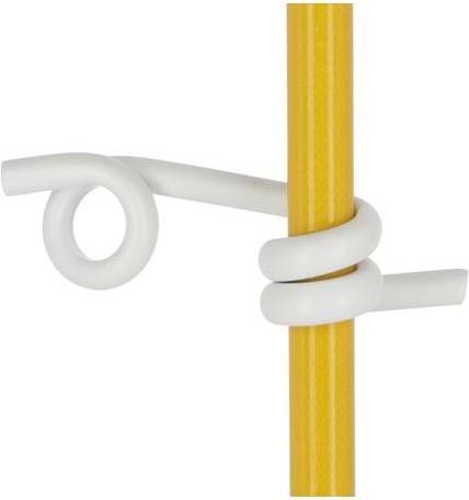 Image du produit Corral Oeillets en plastique pour poteaux ronds en fibre de verre, jusqu'à 12 mm, 50 pcs