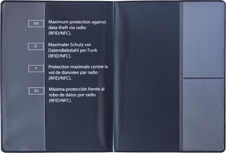 Immagine prodotto Hidentity RFID Passport+ - manicotti per passaporti (135 x 100 mm, 1 x)
