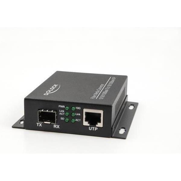 Thumbnail - Delock Wandmontage Winkel für Medienkonverter (Montage-Kit), Netzwerk Zubehör