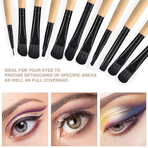 Image du produit Yuwaku 32 pièces de maquillage Pinceaux Set avec sac No.20 (Sourcils)