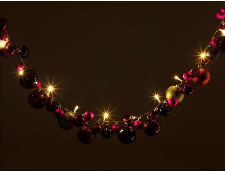 Produktbild Cocon LED-Lichterkette mit Weihnachtskugeln, 4 m (4 m)