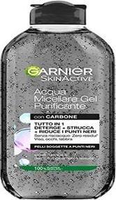 Actual product image Garnier SkinActive Purifying Micellar Water Gel with Charcoal 400ml (Cleansing gel, 400 ml)