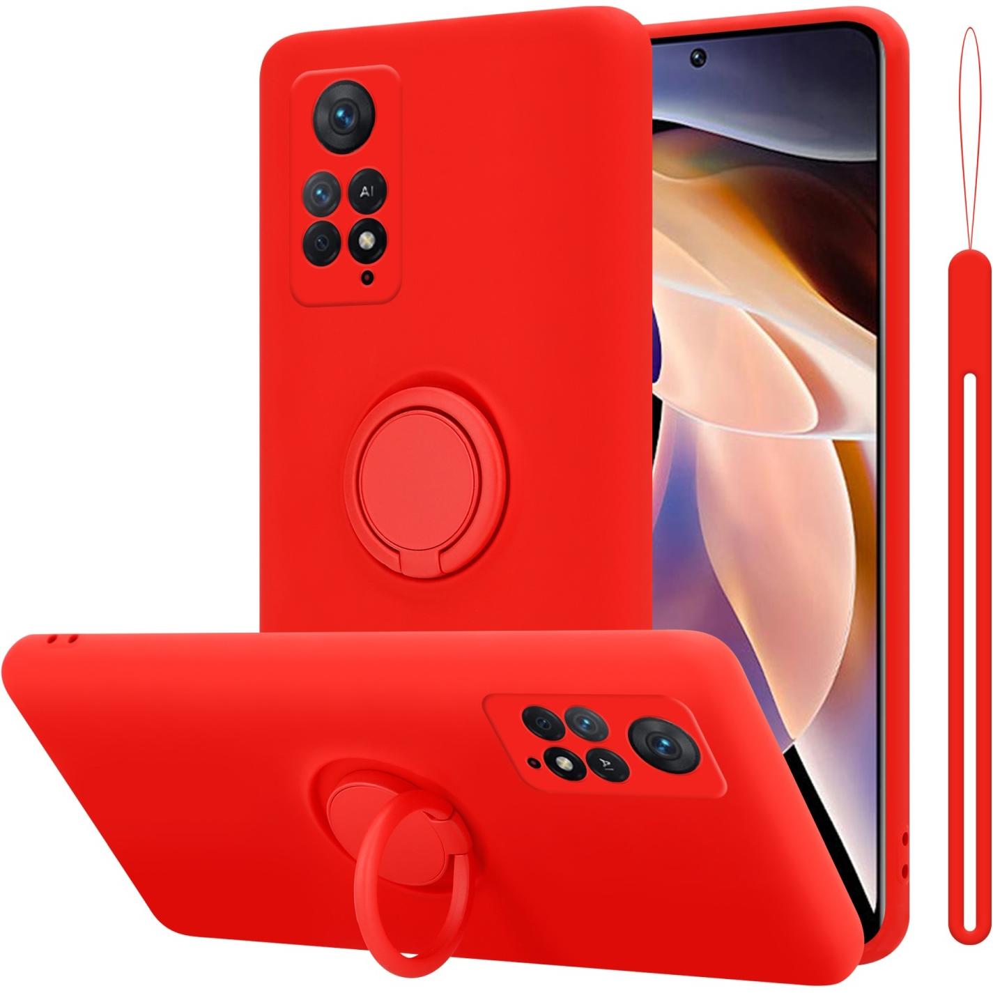 Cadorabo TPU Liquid Ring Silicone Case Hülle für Xiaomi RedMi NOTE 11 PRO 4G / 5G (Xiaomi Redmi Note 11 Pro), Smartphone...