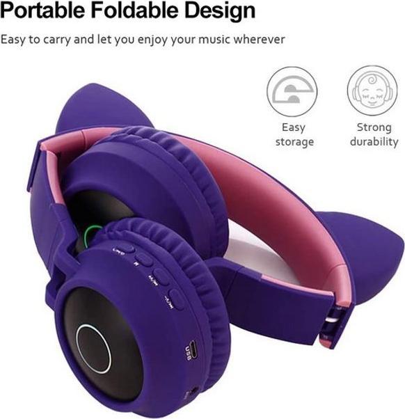 Actual product image MU Style LED Cat Ear (6 h, Cable, Wireless)