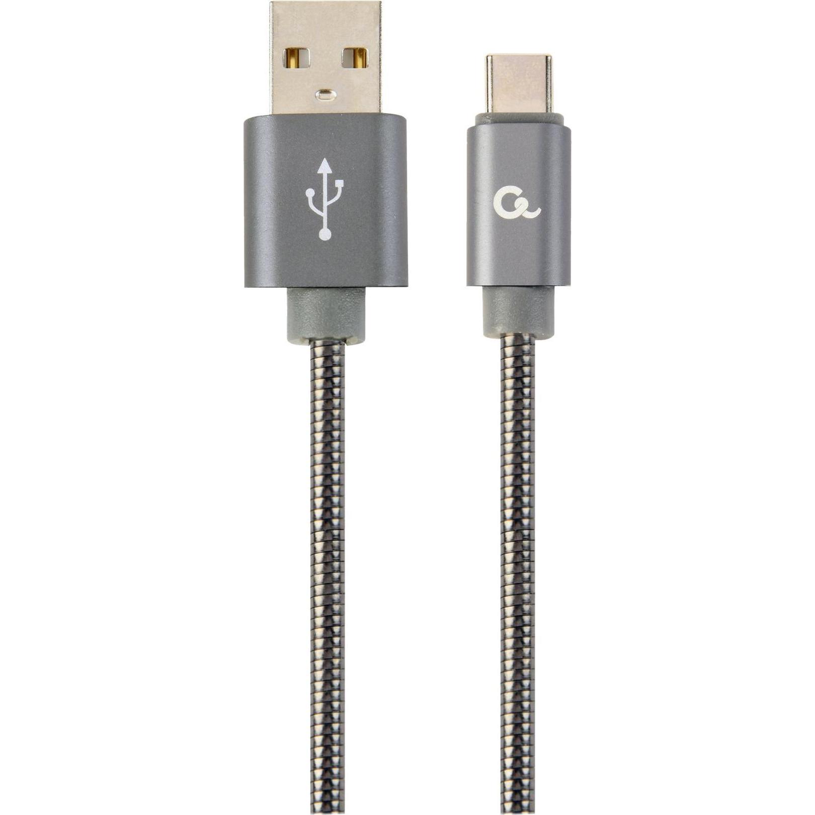 Gembird CC-USB2S-AMCM-2M-BG Cavo USB USB 2.0 USB A Micro-USB B Grigio (2 m, USB 2.0), Cavo USB