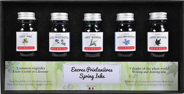 Actual product image Jacques Herbin Ink Boxes (Multicoloured, 5 pcs.)
