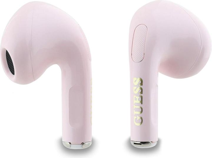 Image du produit Guess Écouteurs TWS Glossy Effect Imprimé Classic Logo & Charm - Rose (4 h, Sans fil)