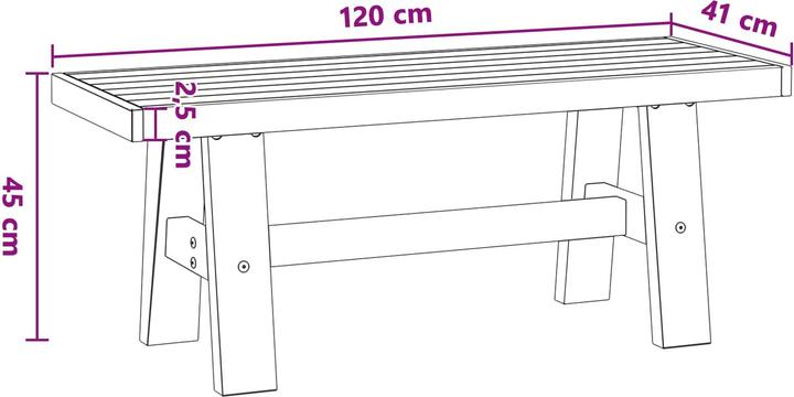 Produktbild vidaXL Essbereich Sitzmöbel (41 cm)