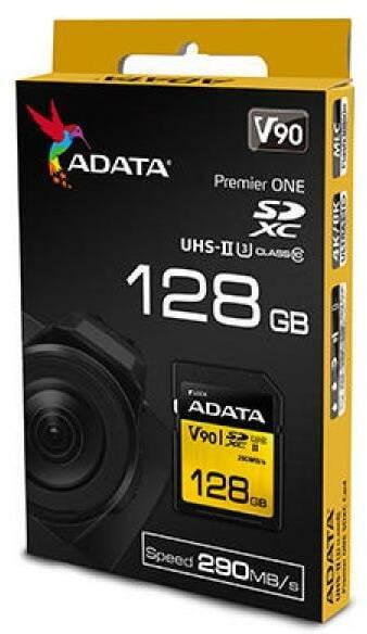 Productafbeelding Adata SDXC-kaart Premier ONE UHS-II 128 GB (128 GB, SDXC, U3, UHS-II)