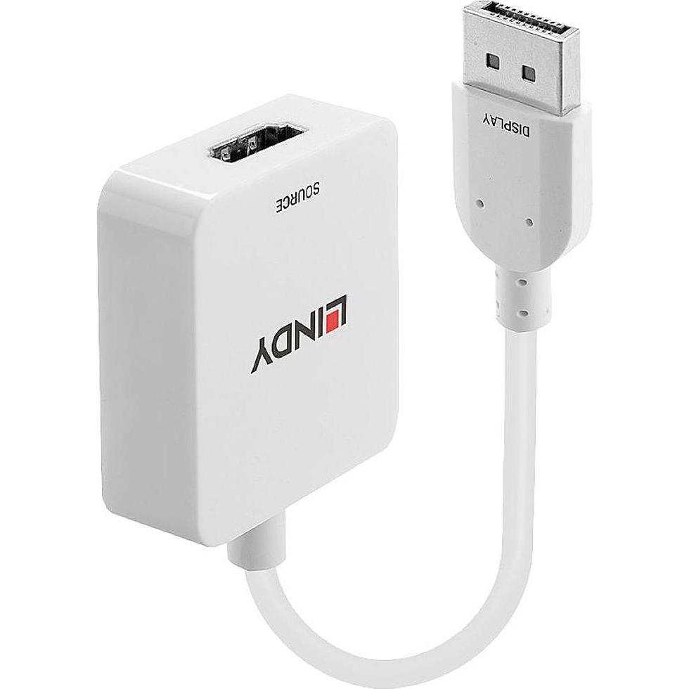 Thumbnail - Lindy Video- / Audiokabel (HDMI, 9.50 cm), Data + Video Adapter, Weiss