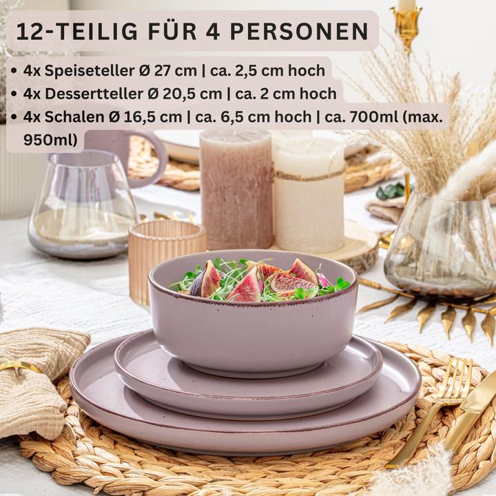Actual product image Sänger Geschirr Tafelservice Bombay Basalt (12 pcs.)