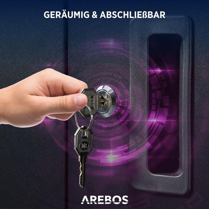 Produktbild Arebos Aktenschrank (140 x 90 x 40 cm)
