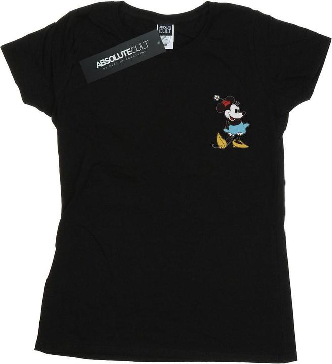 Actual product image Disney Womens/Ladies Minnie Mouse Kick Chest Cotton T-Shirt (M)