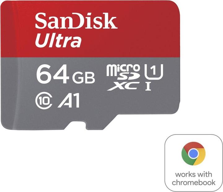 Actual product image SanDisk Ultra (64 GB, microSDXC, U1, UHS-I)