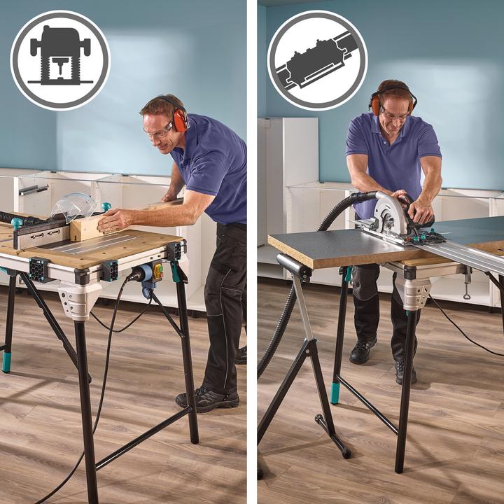 Produktbild wolfcraft 1 MASTER cut 2600 Maschinentisch EU (118.50 cm, 76.50 cm)