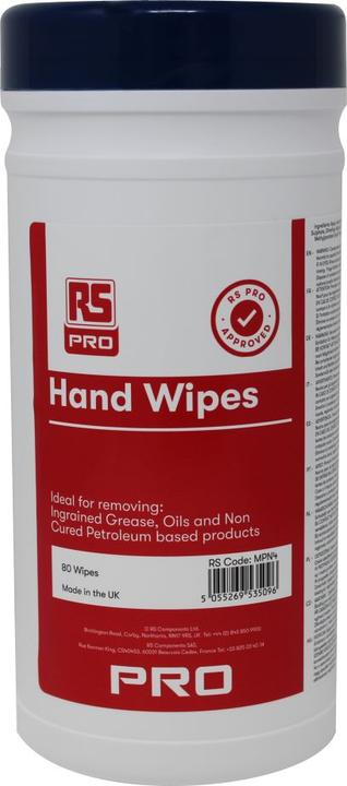 Actual product image RS PRO Hand cleaning cloths (80 pcs.)