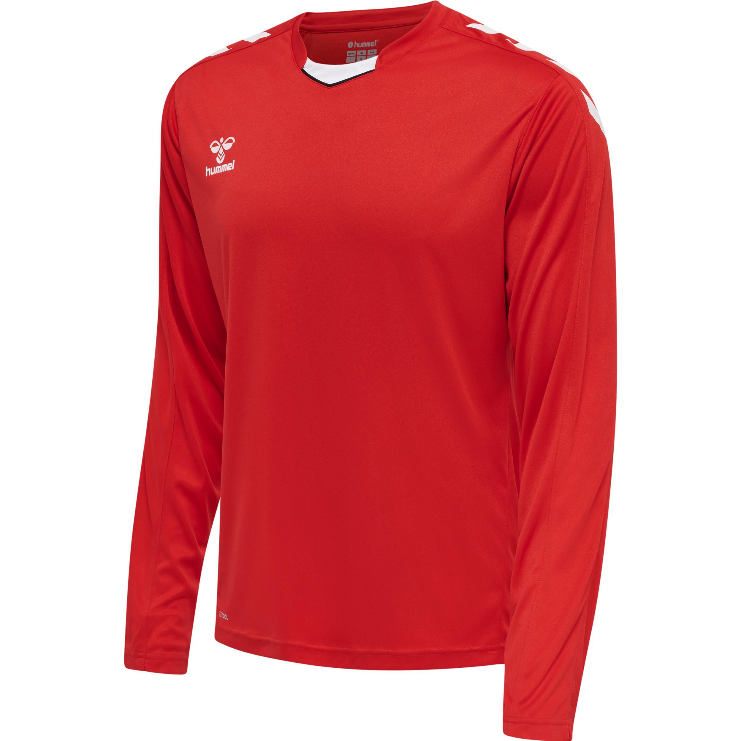 hummel, Unisex, Sportshirt, Core Xk Poly Jersey L/S (S), Rot, S