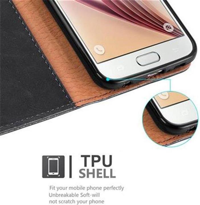 Actual product image Cadorabo Book Luxury Cover (Samsung Galaxy S6)