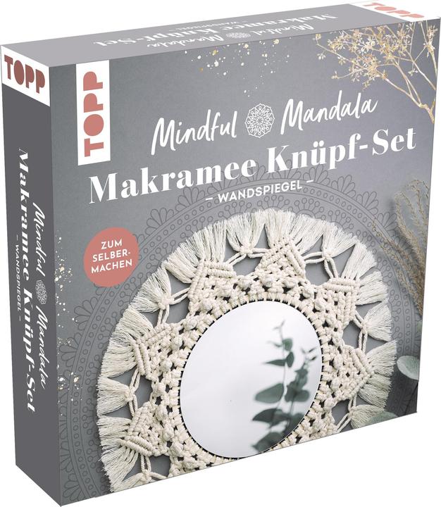 Actual product image Topp Mindful Mandala - Macramé Knotting Set "Wall Mirror