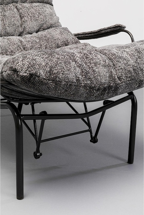 Actual product image Kare Design Armchair + stool Vienna Swing Grey