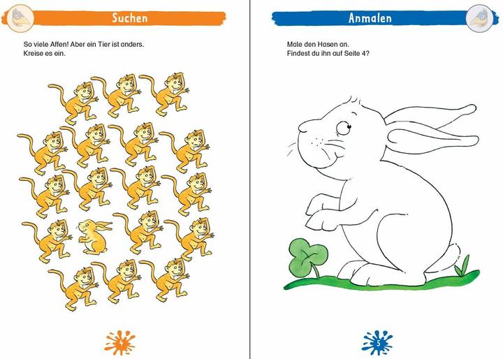 Actual product image Mein grosses Kindergarten-Rätselbuch mit Rabe Linus - ab 4 Jahren (German)