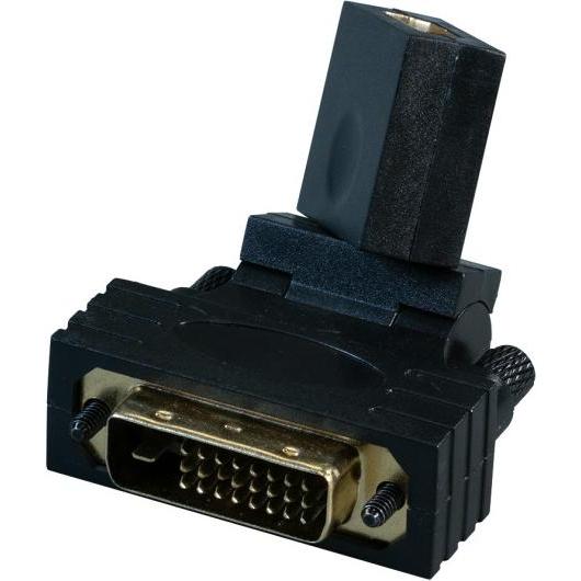 Thumbnail - EFB Elektronik HDMI-A zu (DVI, 6 cm), Data + Video Adapter, Schwarz