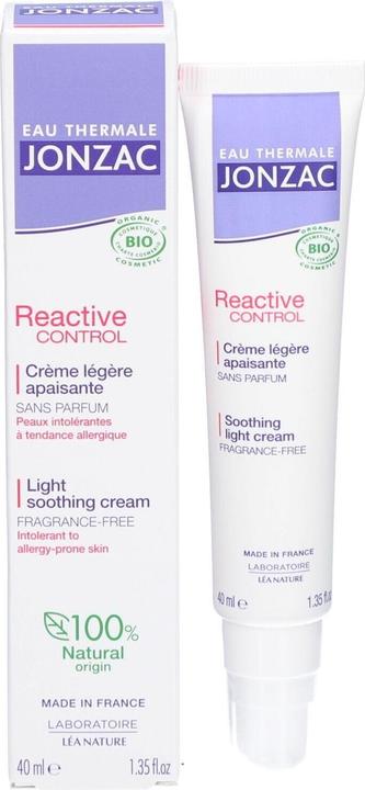 Actual product image Léa Nature Eau Thermale Jonzac Reactive Control Soothing Light Cream Organic 40ml (40 ml, Face toner)