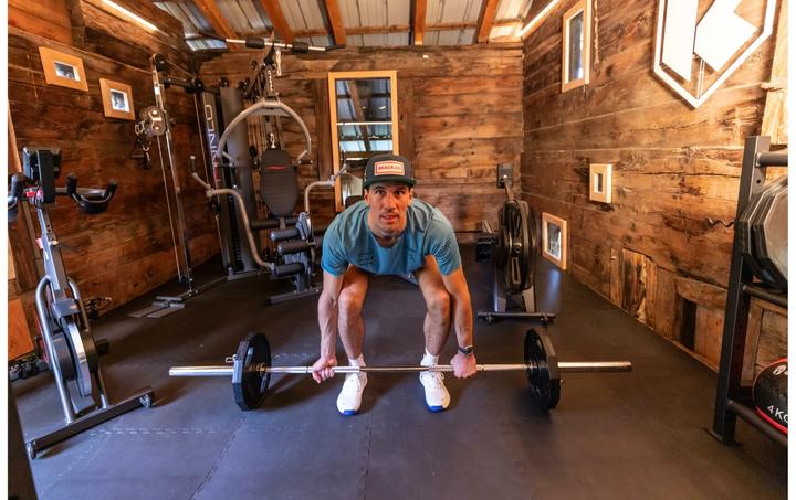 Produktbild Tunturi Gummierte 15 kg Hantelscheibe 50 mm (1 x 15 kg)