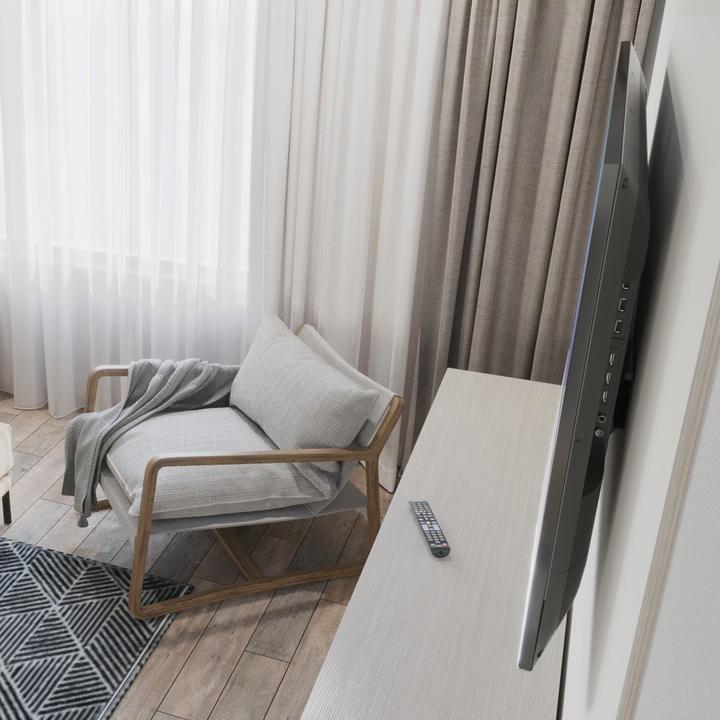 Produktbild Hama TV-Wandhalterung, starr, 117 cm (46") bis 25 kg, Wandabstand 2,5 cm (Wand, 46.06", 25 kg)