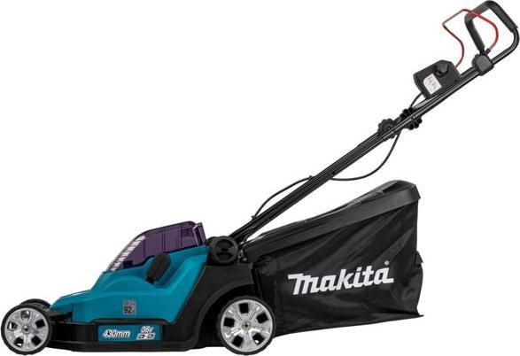 Produktbild Makita DLM432PT2 Akku-Rasenmäher 2X18V, 43cm, 2X5,0Ah Li-Ion DC18RD, 3 (Akkubetrieb)
