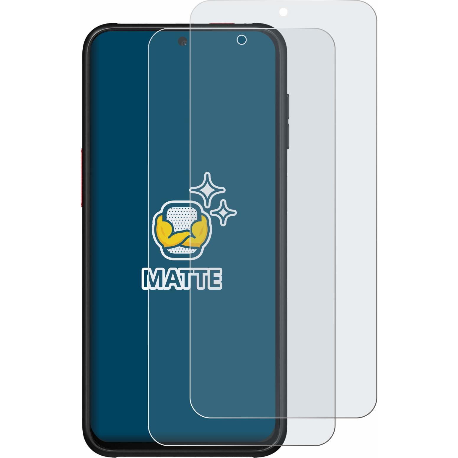 Thumbnail - BROTECT Entspiegelungs-Schutzfolie Displayschutz Matt (2 Stück, Samsung Galaxy S21), Smartphone Schutzfolie, Grau