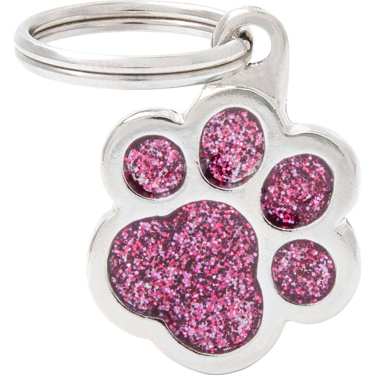 Myfamily MyFa tegn shine, pote lille, rosa (Cane), Collare + Guinzaglio