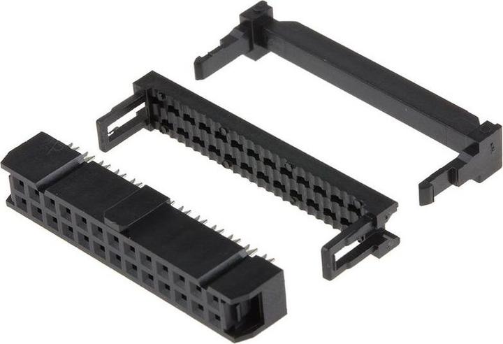 Produktbild RS PRO IDC-Steckverbinder Buchse 90° gewinkelt, 26-polig / 2-reihig, Raster 2.54mm